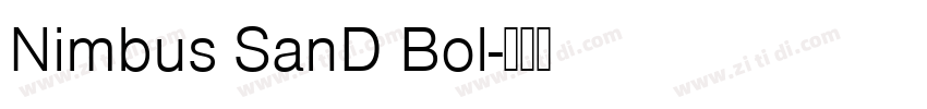 Nimbus SanD Bol字体转换 Nimbus SanD Bol字体转换